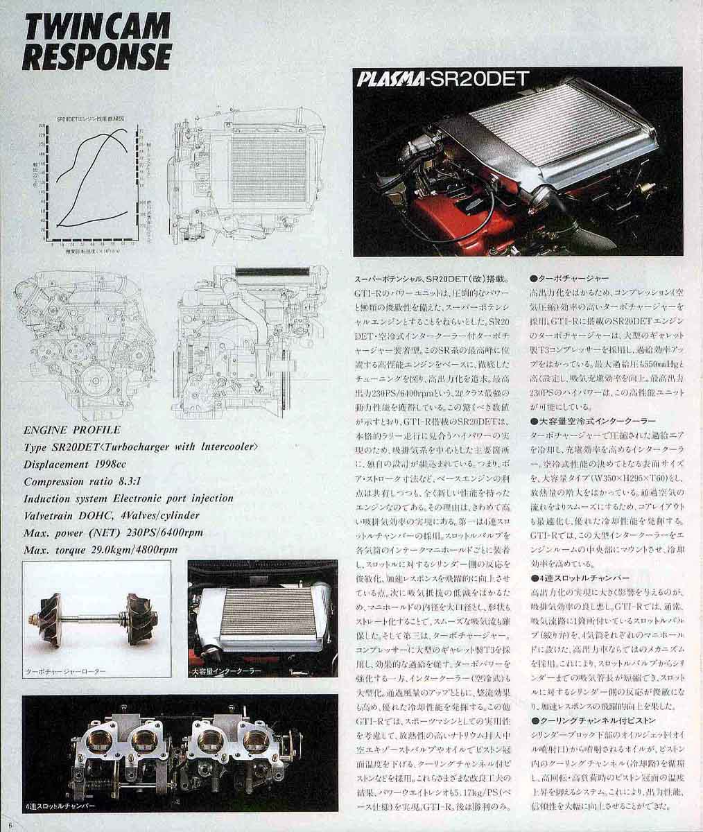 Nissan Pulsar GTiR brochure page 4